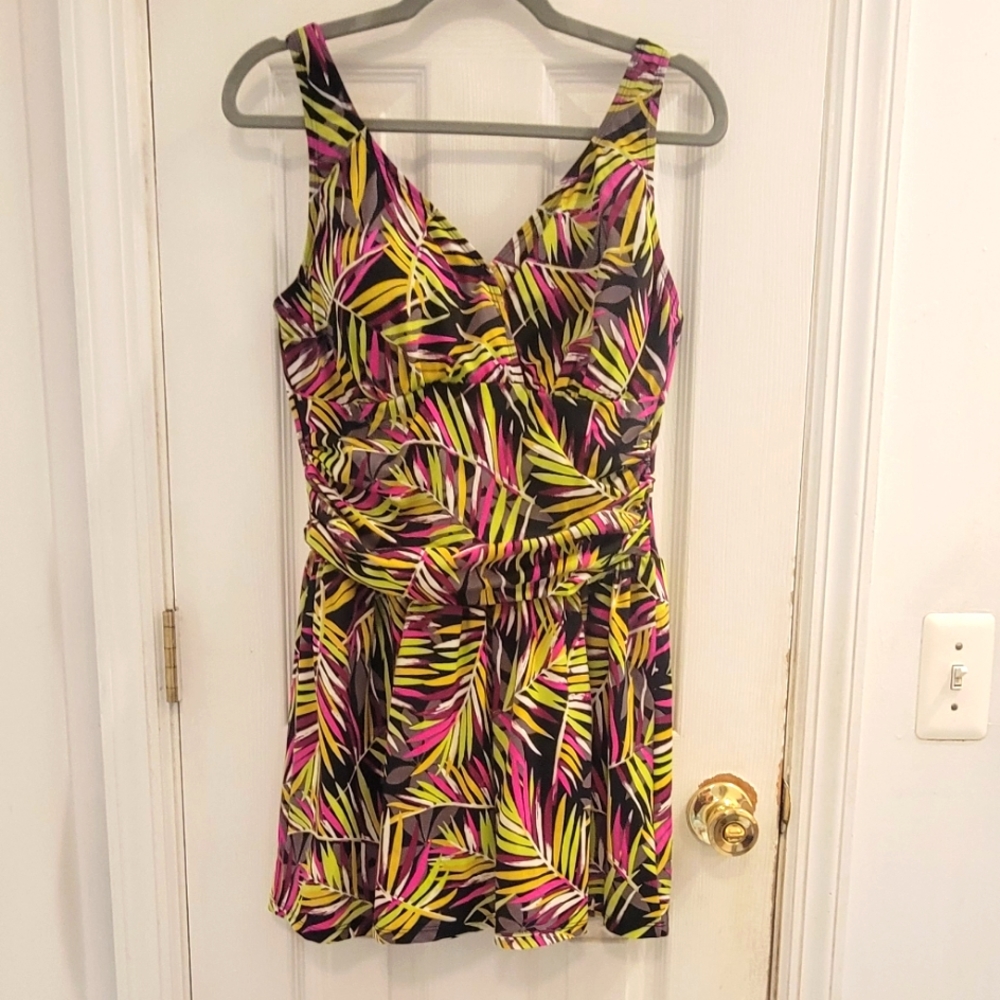 d&Co Beach Swim Dress Sz 14